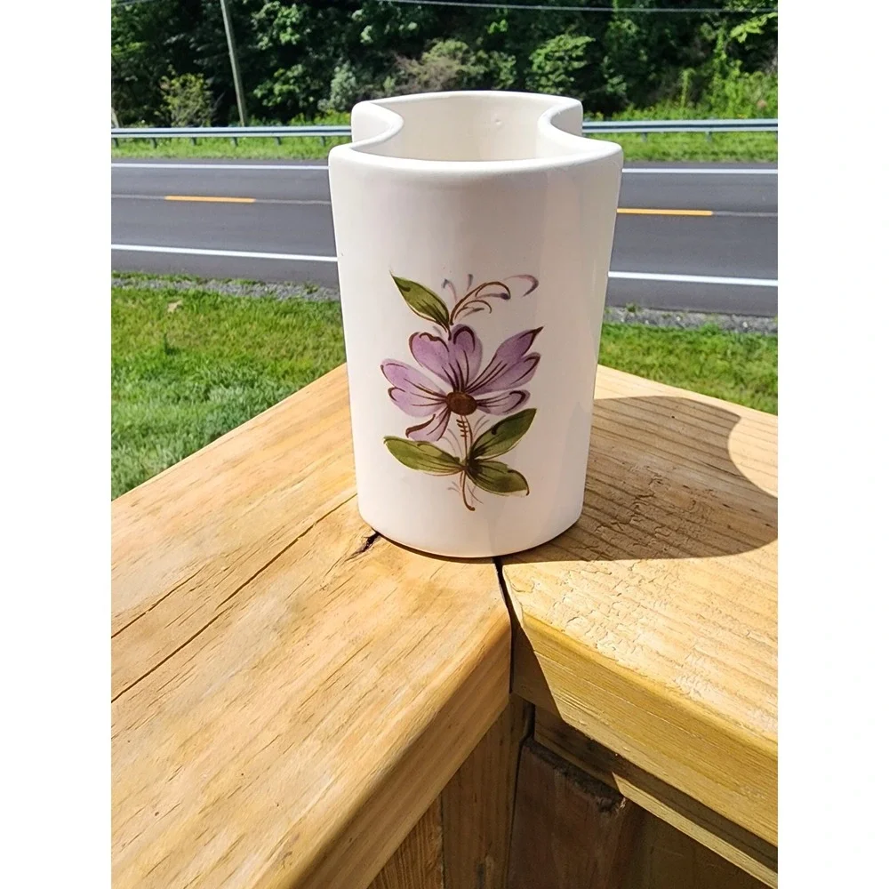 Vintage 1981 FTDA Portugal,  Floral Vase, 5